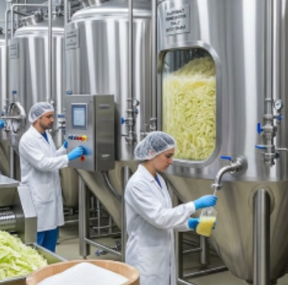 Productiefaciliteit met fermentatietanks