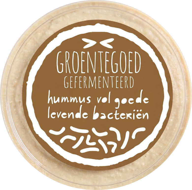 Groentegoed gefermenteerde hummus met BiotIQ